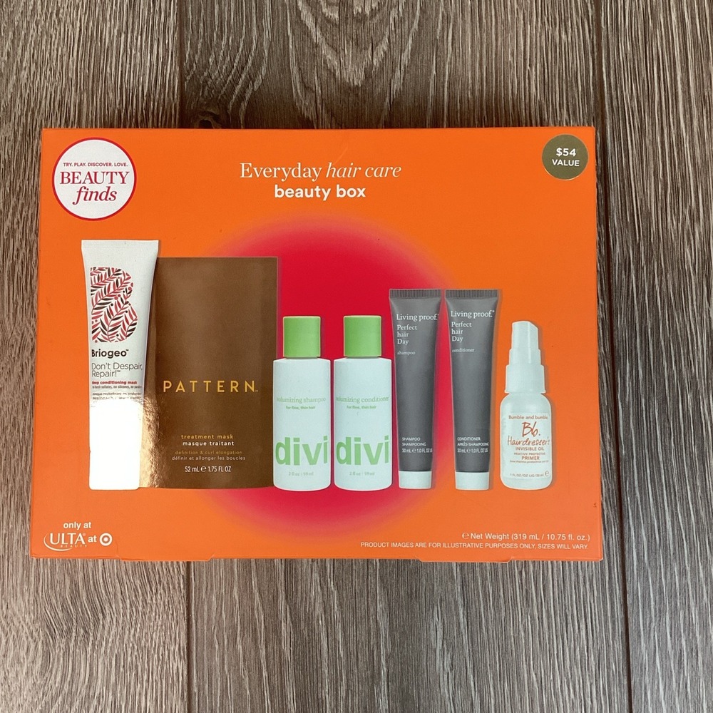 Everyday Hair‎ Care Beauty Box ULTA  Divi Pattern Briogeo Gift Living Proof Set